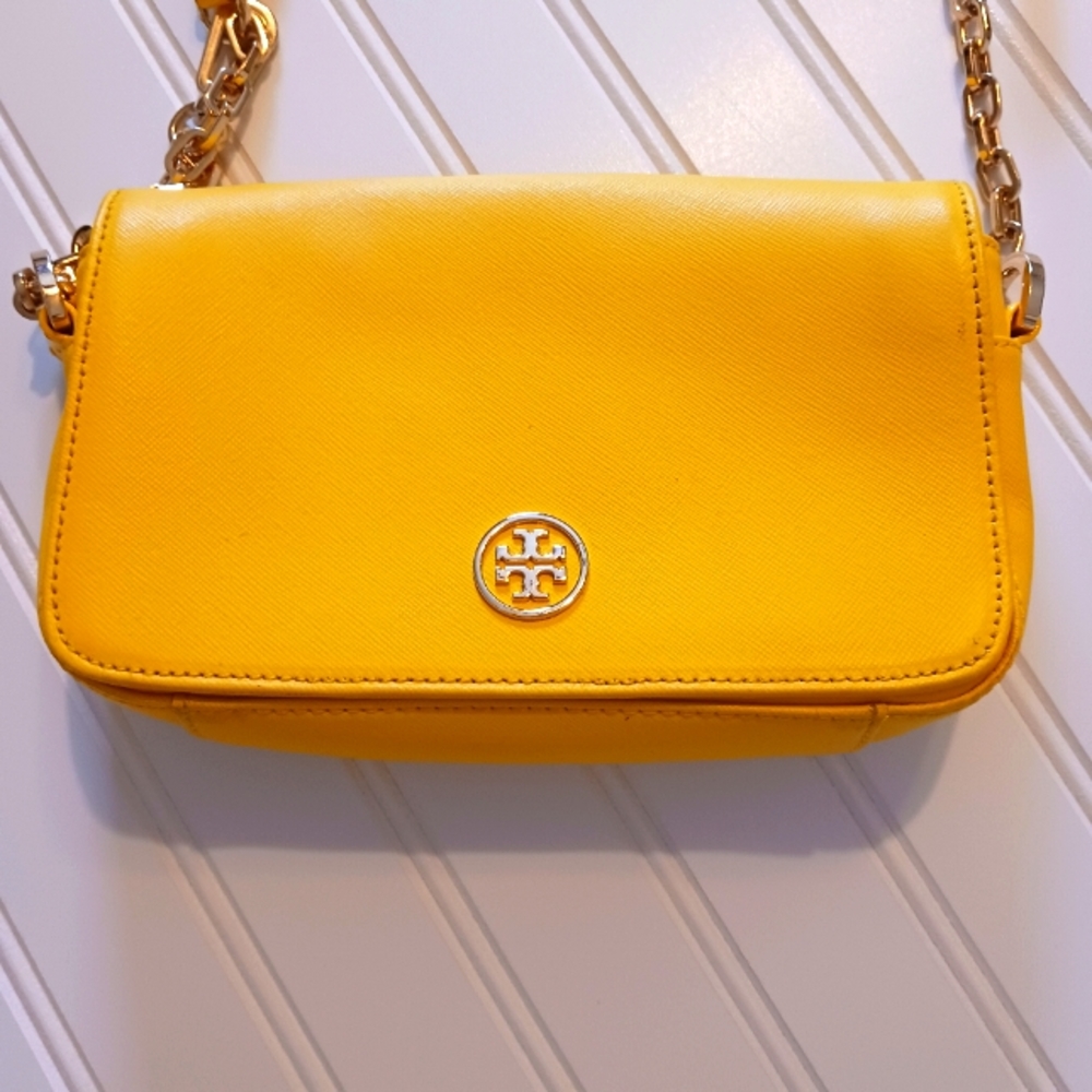 Tory Burch Small Yellow Crossbody Purse